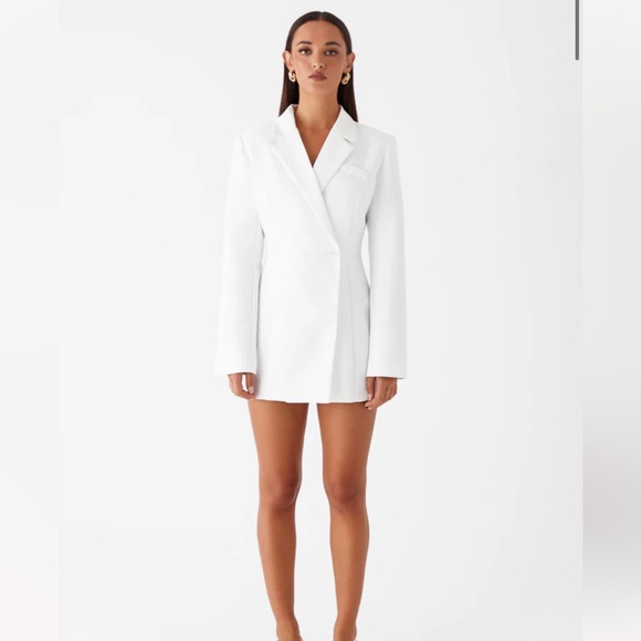 Peppery Mayo Lydia Blazer Mini Dress - Picture 2 of 5